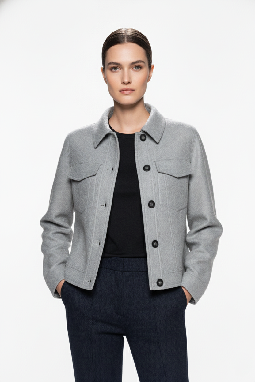 Jacke aus Alpaka und Schurwolle Alta