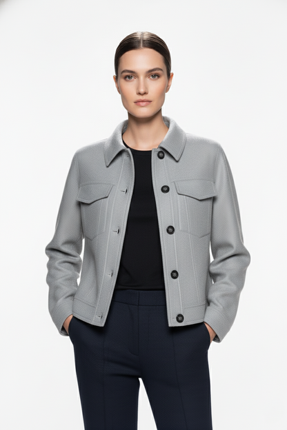 Jacke aus Alpaka und Schurwolle Alta