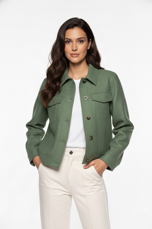 Jacke aus Alpaka und Schurwolle Alta