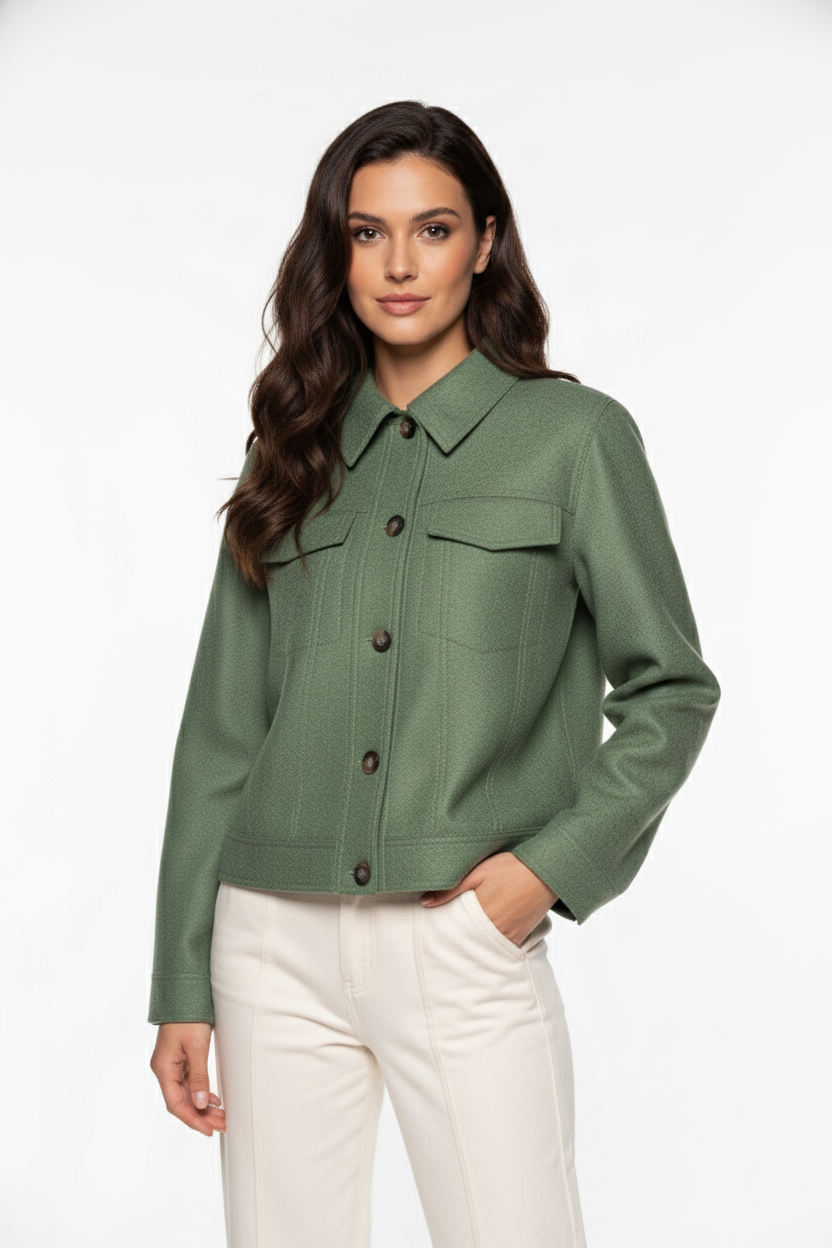 Jacke aus Alpaka und Schurwolle Alta