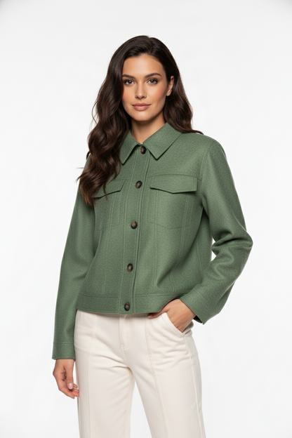 Jacke aus Alpaka und Schurwolle Alta