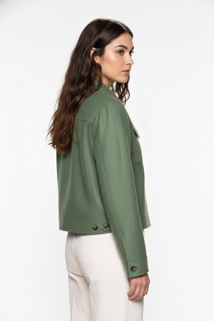 Jacke aus Alpaka und Schurwolle Alta